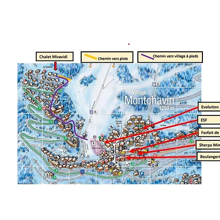 Miravidi, Montchavin-la Plagne, Jacuzzi & Sauna Apartamento *