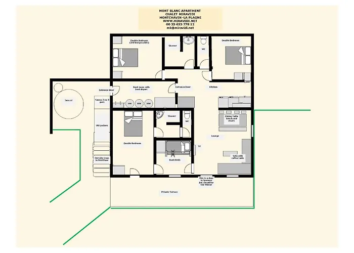 Apartament Miravidi, Montchavin-la Plagne, Jacuzzi & Sauna *